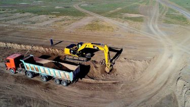 Avanza la obra de la nueva planta cloacal en Viedma