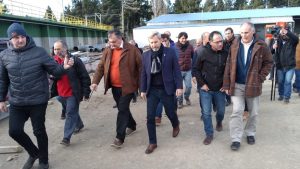 Frigerio llegó a Bariloche en plan proselitista