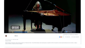 No, no es real este video de Martha Argerich tocando la marcha peronista