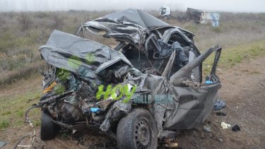 Dos hombres muertos en un accidente en la ruta 22