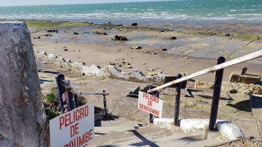 Advierten que habrá sudestada hasta el jueves en Las Grutas