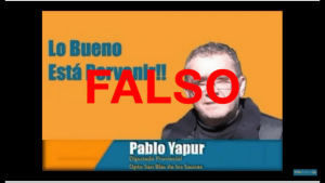 No, no es el candidato a diputado por Juntos por La Rioja quien afirma “los pobres me importan un choto”