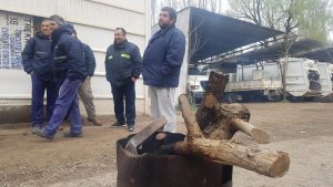 Municipales de Regina realizaron un paro por falta de pago