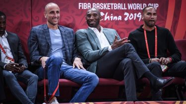 Ginóbili fue testigo del triunfo de España y tuvo la última pelota en sus manos