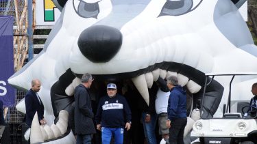 El primer día del romance entre Maradona y Gimnasia