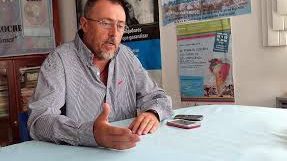 El barilochense Edgardo Straini, en carrera por Unter Río Negro
