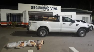 Manejaba alcoholizado, esquivó un control y lo detuvieron con carne de contrabando