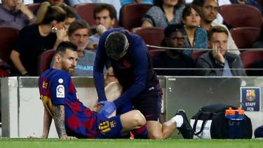 Lio debió ser sustituido en el entretiempo contra el Villarreal. 