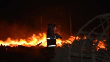 Arde una vivienda en la zona norte de Roca