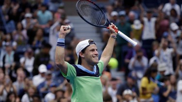 Schwartzman jugó un partidazo y está entre los ocho mejores. (Foto: AP)