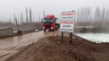 Interrumpen el tránsito en Puente Cero sobre «ruta chica»