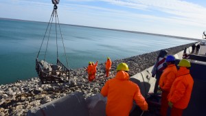 El minucioso trabajo para reparar la presa Casa de Piedra