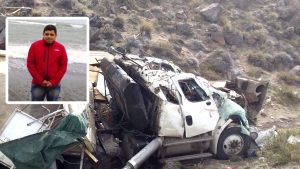 Zapala: Chofer del camión saqueado reclama su celular