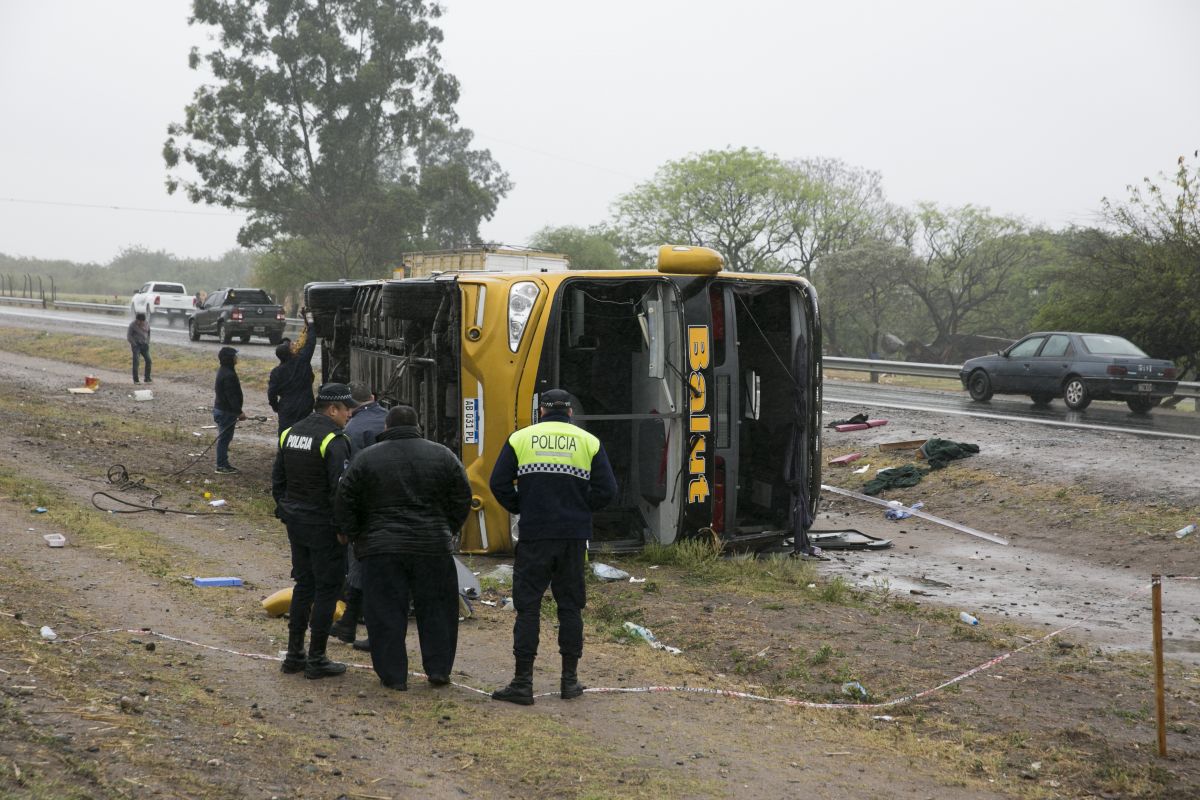 Accidente fatal en Tucumán. Foto: Télam