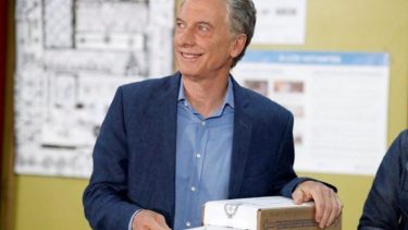 Macri votó este mediodía en Palermo. (Foto: gentileza) 