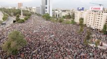Imagen de Así fue la imponente marcha contra Piñera en Santiago de Chile