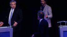 Imagen de La imagen que muestra el cruce Macri – Fernández en el debate presidencial