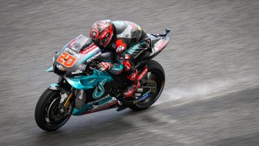 Quartararo se lució en la clasificación y quedó adelante en Tailandia. Gentileza.