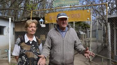 Esteban y Marta Zupanovich  abrieron el refugio de animales en su casa. (Archivo)