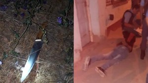 Intentó asaltar a dos niños con un cuchillo de carnicero y lo detuvieron