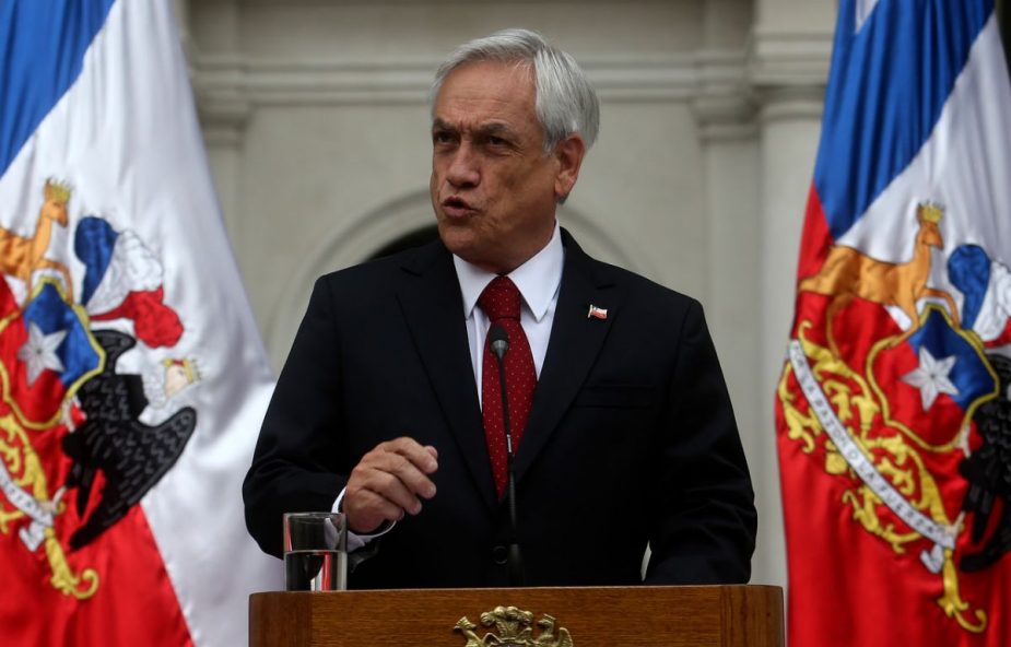Piñera habló este lunes, tras la aplicación del toque de queda. (Foto: gentileza)
