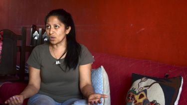 Magdalena Maragaño estuvo este martes en la audiencia en la que se leyó la sentencia que declaró culpable a su expareja. (Foto: Alfredo Leiva)