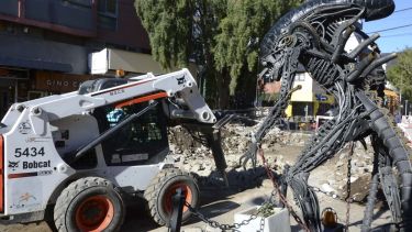 Rompieron el hormigón que colocaron dos semanas atrás. Foto: Alfredo Leiva