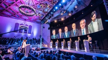 Los seis candidatos tuvieron sus idas y vueltas picantes. - (Foto: gentileza)