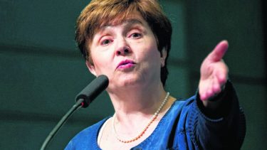 Kristalina Georgieva, la directora ejecutiva del FMI, puso paños fríos en la negociación. 