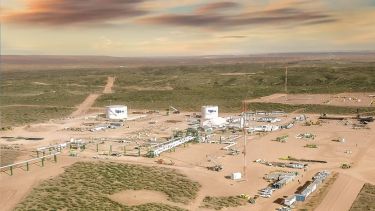 La planta de Tratayén se construyó recientemente y desde TGS ya planean ampliarla.