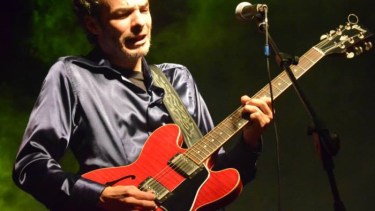 Luca Giordano llegó de Italia para participar en el festival de blues.