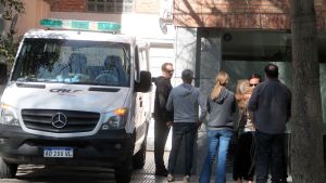 Dolor frente al domicilio de Pechi Quiroga