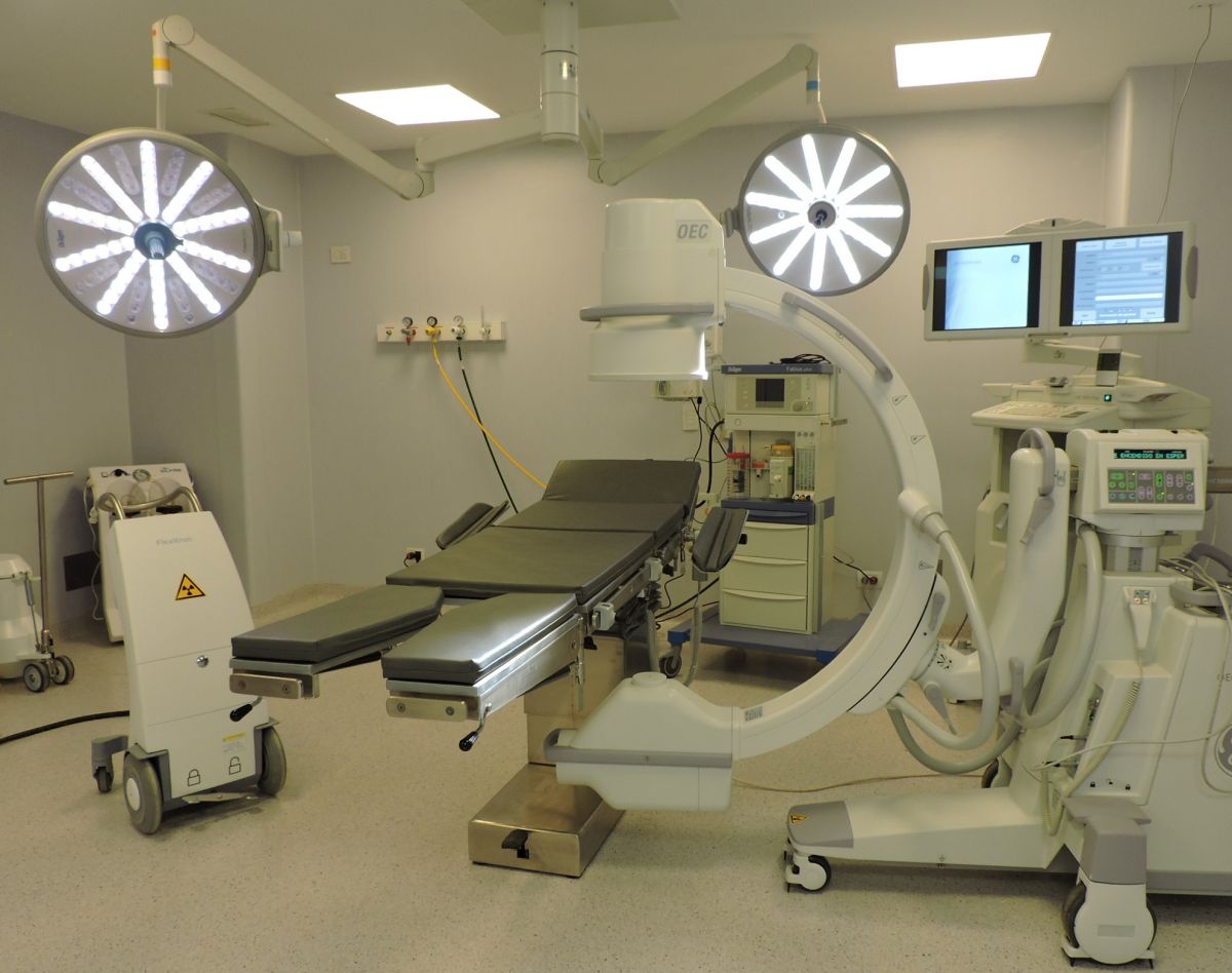 La sala de braquiterapia consiste en un quirófano especial para tratar a los pacientes con algunas patologías de cáncer. Gentileza