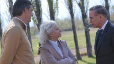 - Pichetto y Bullrich se encontraron con Saigg este miércoles.- (Foto: gentileza)