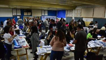 - El recuento en pleno. - (Foto: Andrés Maripe)