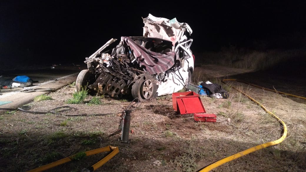 Tres muertos en un choque frontal cerca de Conesa