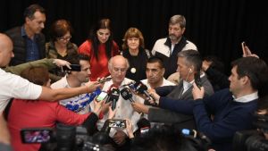 Parrilli: «la fórmula está cercana al 50 por ciento de los votos»