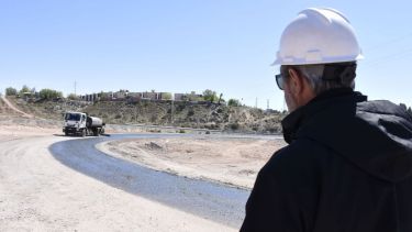 El ministro Dietrich recorrió las obras.  Foto: Archivo Florencia Salto