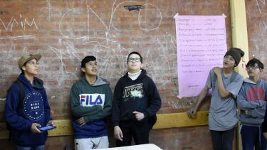 Los alumnos del CPEM 69 mostraron los trabajos de todo un año. (Foto: Florencia Salto)