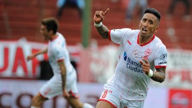 Barrios abrió el marcador y fue una de las figuras del partido.