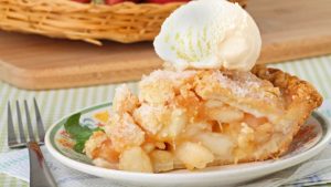 Imperdible esta tarta rústica de manzanas