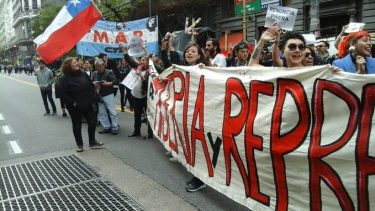 Disturbios en Buenos Aires por la protesta frente al consulado de Chile