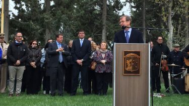 Tortoriello encabezó el acto por el 116° aniversario de Cipolletti