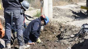 Una máquina rompió un caño de gas en un barrio de Neuquén