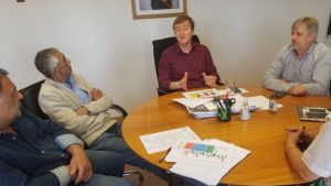 El Frente Sindical se reunió  con Tortoriello para exigir mejoras salariales