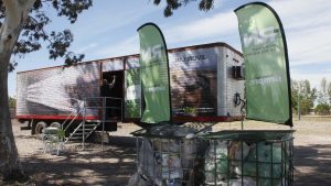 El Bio Móvil llegó a Fernández Oro para educar sobre el medio ambiente