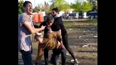 Golpiza y destrozos en los festejos de San Isidro por el título de rugby