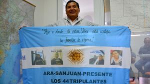 La familia de Toconás recolectará banderas para recordar a las víctimas del ARA San Juan