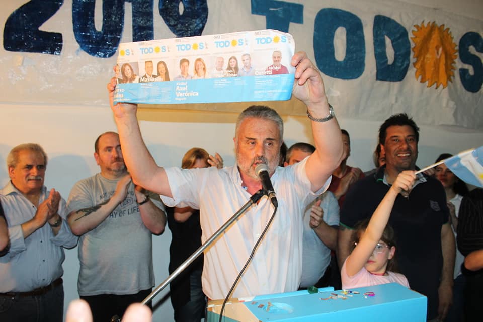 Curetti busca un nuevo mandato en el distrito bonaerense.