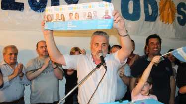 Curetti busca un nuevo mandato en el distrito bonaerense.